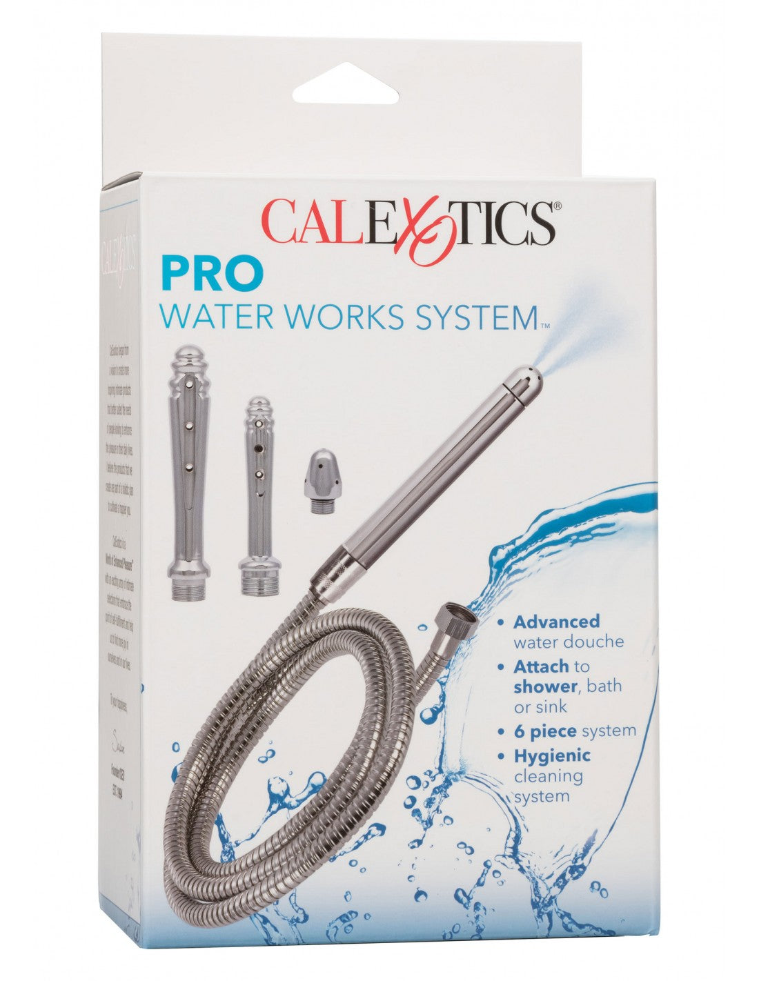 Pro Water Works System – 6-Piece Hygienic Cleaning Kit with Flexible Hose > Essentials > Douches