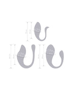 Together Menage A Trois Remote Control Ribbed Vibrating Egg Set > Sex Toys For Ladies > Vibrating Eggs