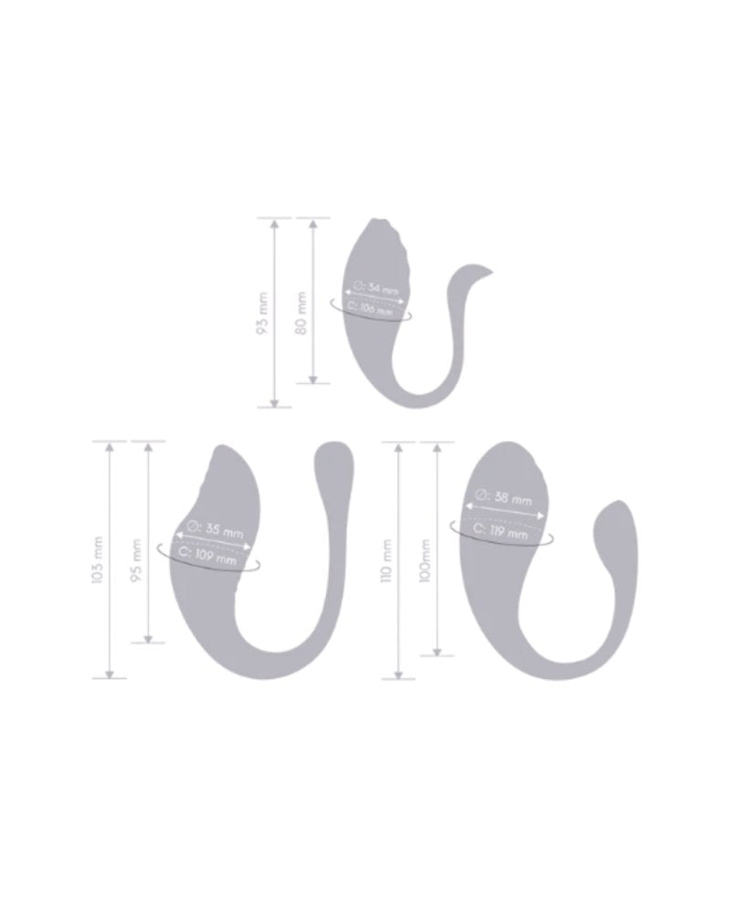 Together Menage A Trois Remote Control Ribbed Vibrating Egg Set > Sex Toys For Ladies > Vibrating Eggs