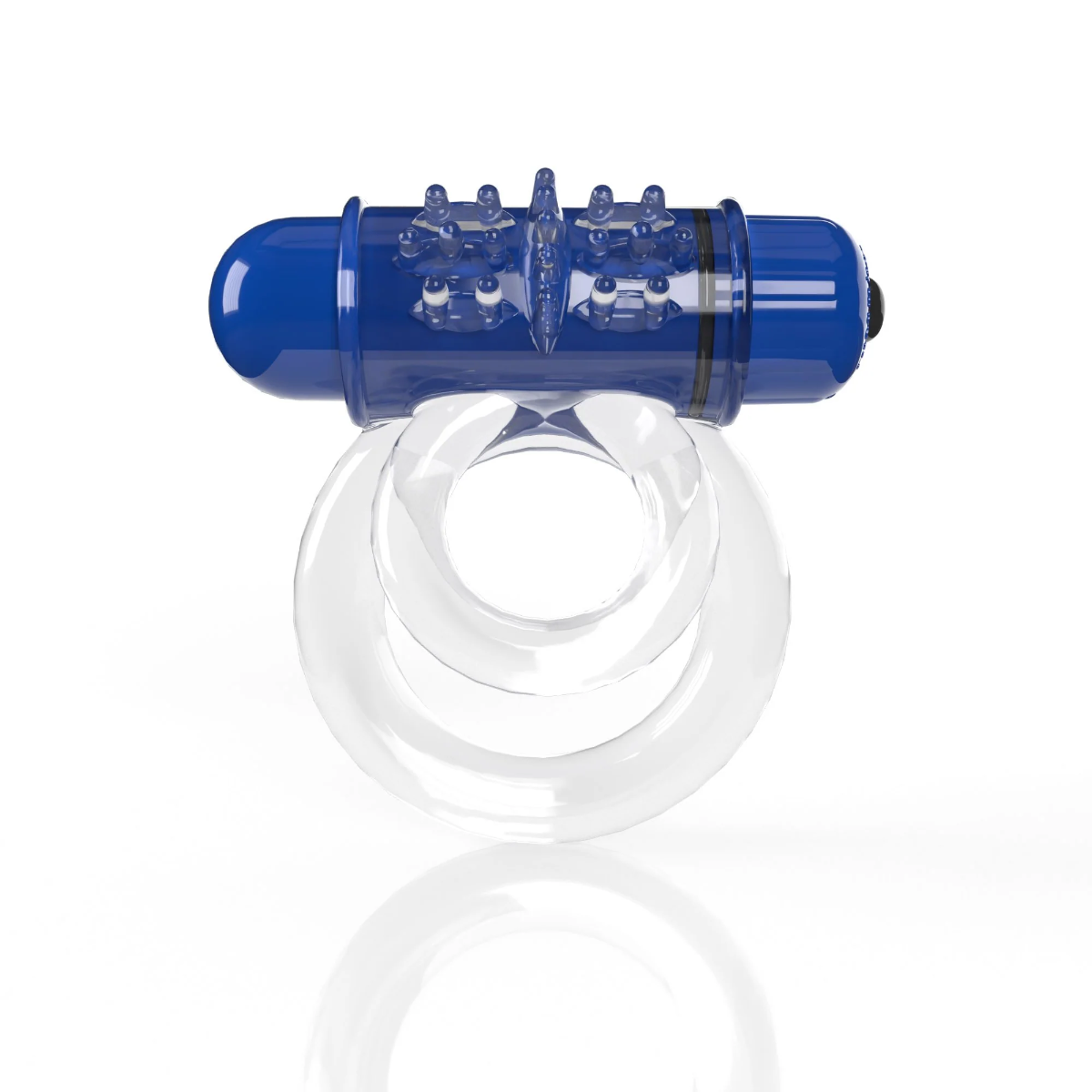 Double O 6 4B Vibrating Ring with Raised Ticklers and Long-Lasting Batteries – Vibrating Ring > Cock Ring > Vibrating