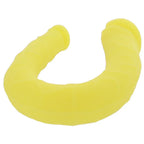 Boundless AC/DC Dong Yellow 13.5 Inch Silicone Double Dong with Satin Finish > Dildos > Double Dildos