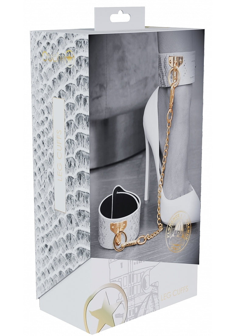 Ouch Florence Collection Leg Cuffs White > Bondage Gear > Restraints