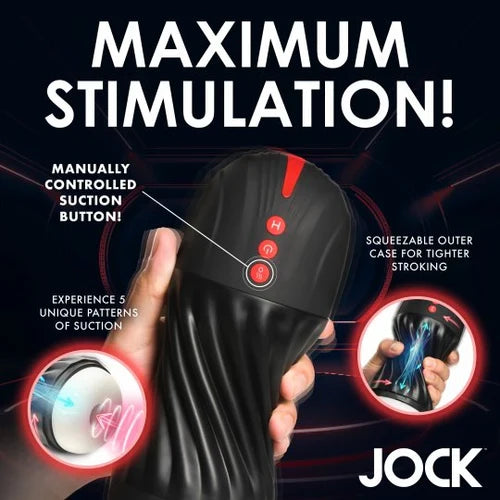 Jock Sucking and Vibrating Masturbator > Sex Toys For Men > Masturbators > Vibrating