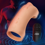 JOCK Vibrating Silicone Penis Sleeve – Vibrating Penis Sleeve > Sex Toys For Men > Penis Sleeves