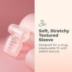 Le Wand Clear Male Masturbator – Transparent Silicone Wand Attachment > Sex Toys > Massage Wands