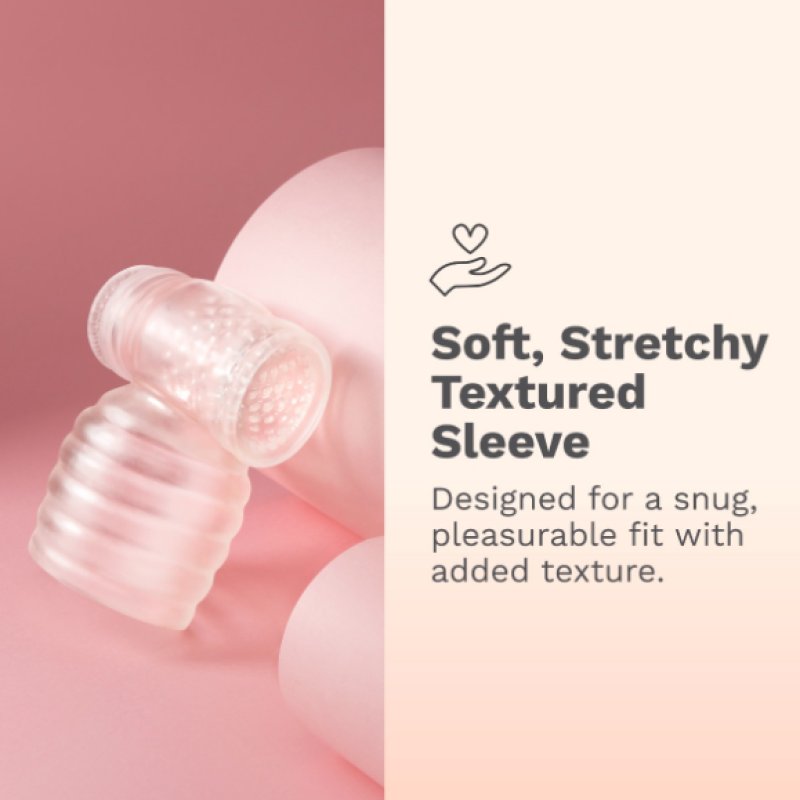 Le Wand Clear Male Masturbator – Transparent Silicone Wand Attachment > Sex Toys > Massage Wands