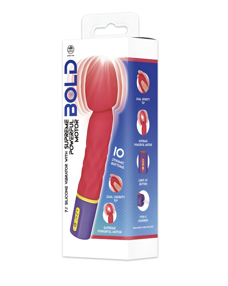 Bold Around 7-Inch Silicone Rechargeable Vibrator > Vibrators > Standard Vibrators