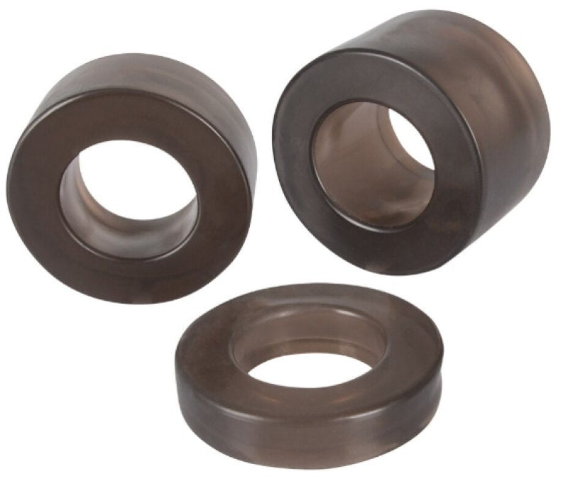 Ball Stretching Kit Set of 3 Flexible TPR Rings 2.5 cm Inner Diameter Scrotum Rings > Sex Toys For Men > Ball Stretchers