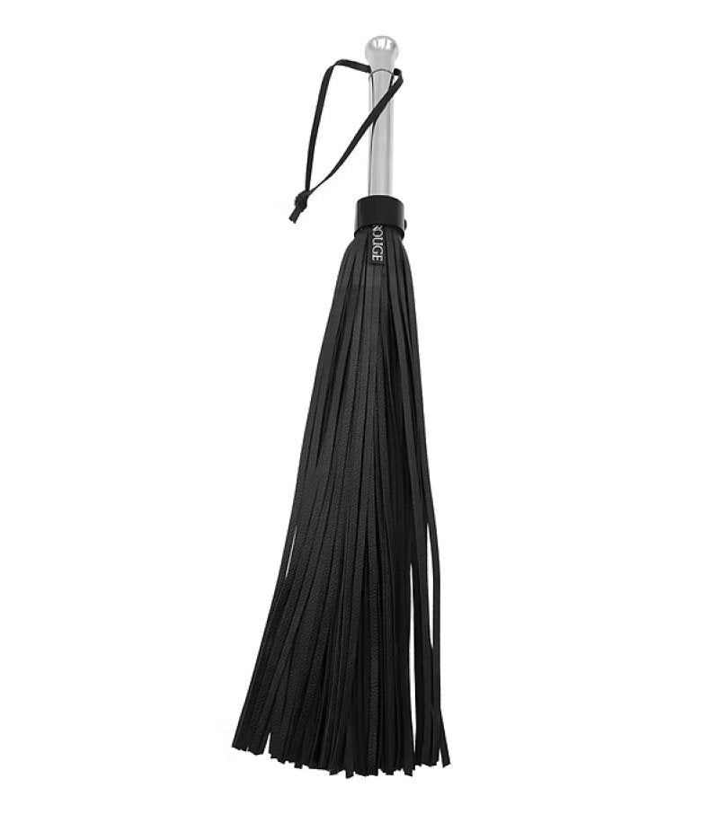 Leather Flogger With Steel Handle > Bondage Gear > Whips & Floggers
