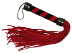 Bad Kitty Flogger Red Small 38 cm Soft Velour Textile Handle Whip > Bondage Gear > Whips & Floggers