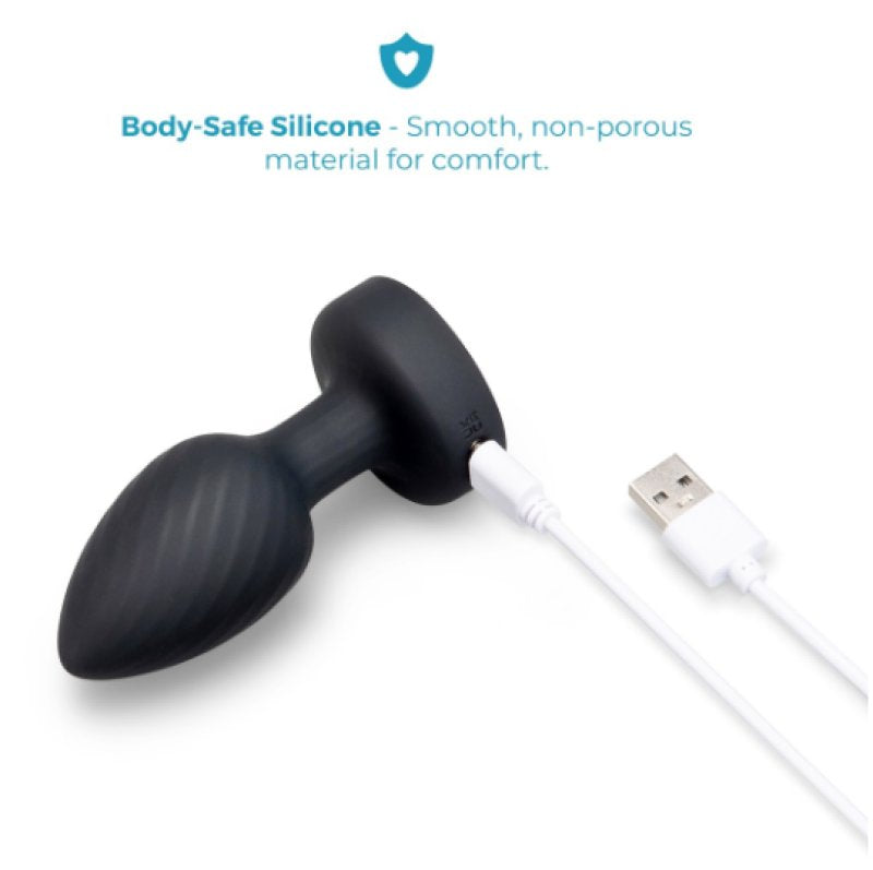 b-Vibe Light Up Silicone Butt Plug – Rechargeable Vibrating Anal Plug > Anal Range > Vibrating Butt Plugs