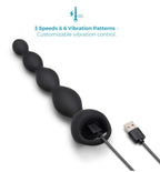 b-Vibe Vibing Beads – 6.5 Inch Rechargeable Silicone Anal Beads > Anal Range > Anal Beads