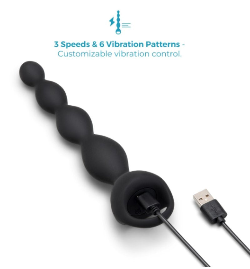 b-Vibe Vibing Beads – 6.5 Inch Rechargeable Silicone Anal Beads > Anal Range > Anal Beads