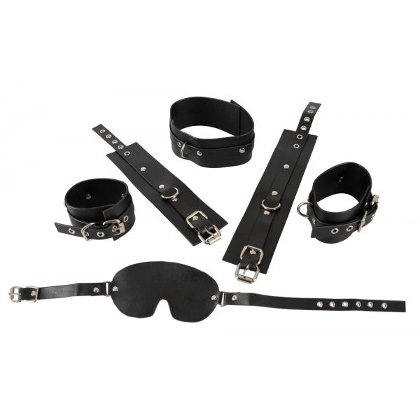 Bad Kitty Fetish Bag Black 11-Piece Polyurethane Fetish Set > Bondage Gear > Bondage Kits Main image