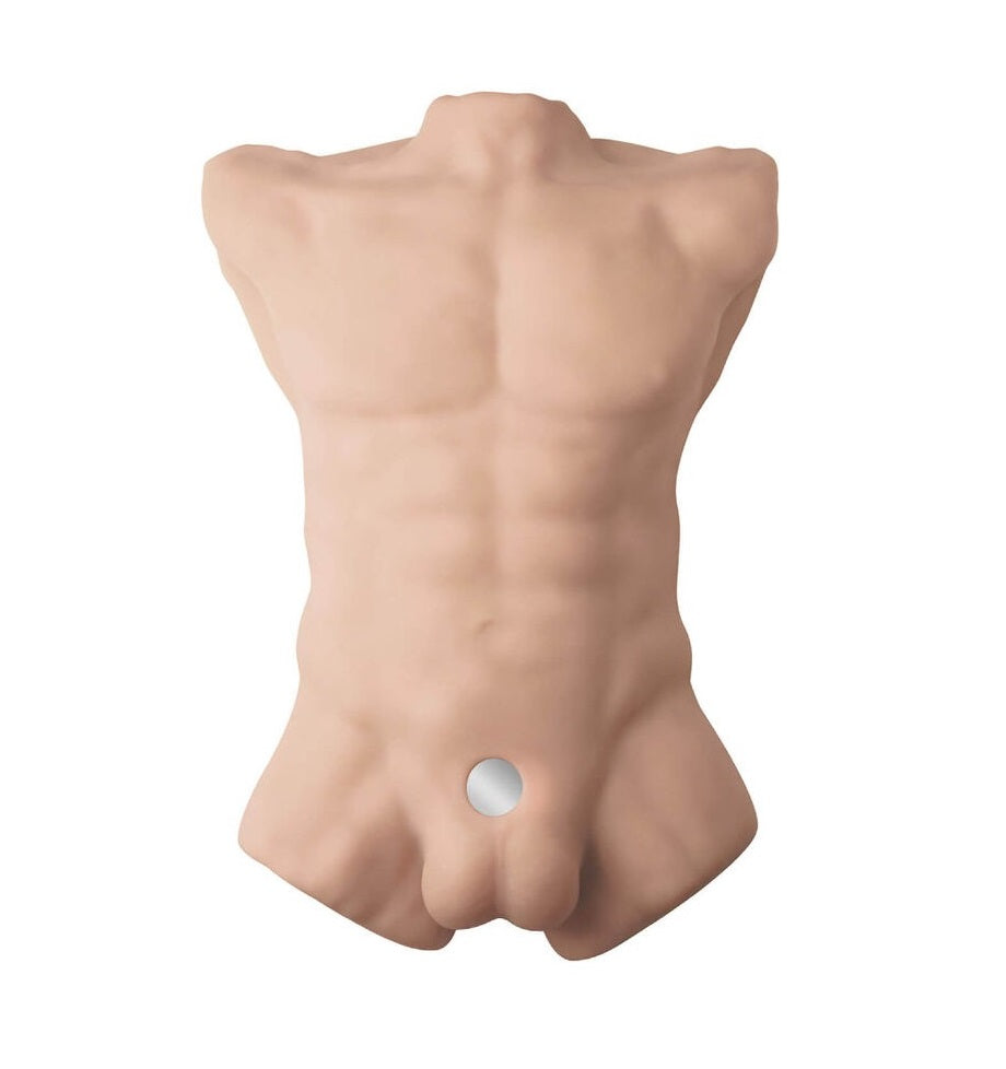 Silexd Liquid Silicone Flesh Male Torso with 7" Interchangeable Dildo > Sex Toys > Sex Dolls > Premium