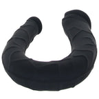 Boundless AC/DC Dong Black 13.5 Inch Silicone Double Dong with Satin Finish > Dildos > Double Dildos