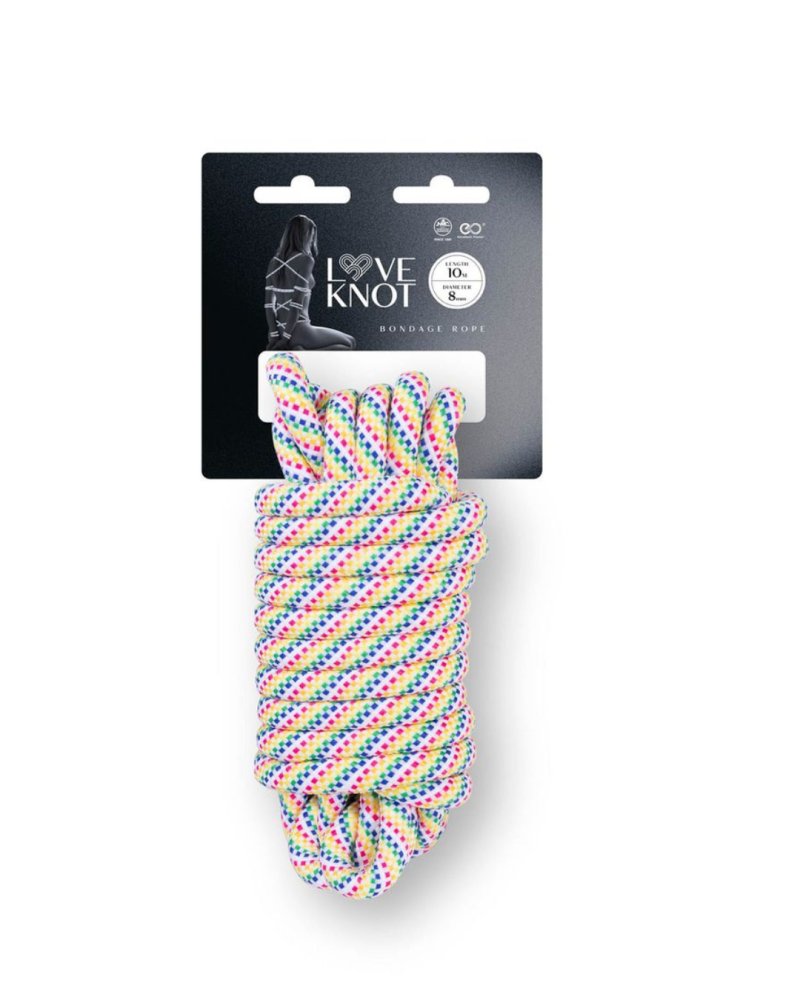 Love Knots Polyester Rope – 10m x 8mm > Bondage Gear > Rope