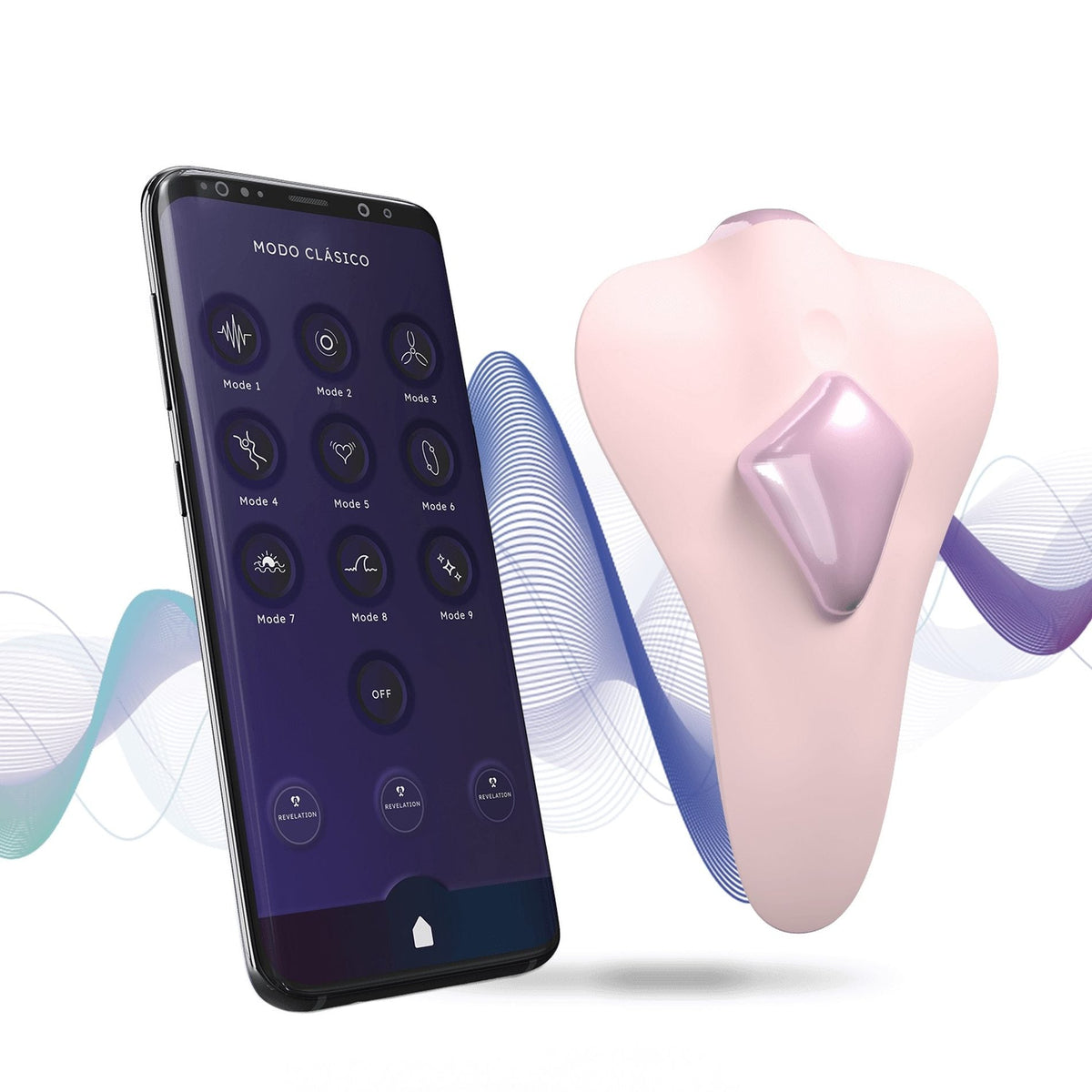 Adrien Lastic Temptation Hands-Free Clitoral Stimulator Pink 8.7 cm Diameter 5.4 cm with Remote Control and Rechargeable > Vibrators > Ladies > Clitoral Vibrators and Stimulators