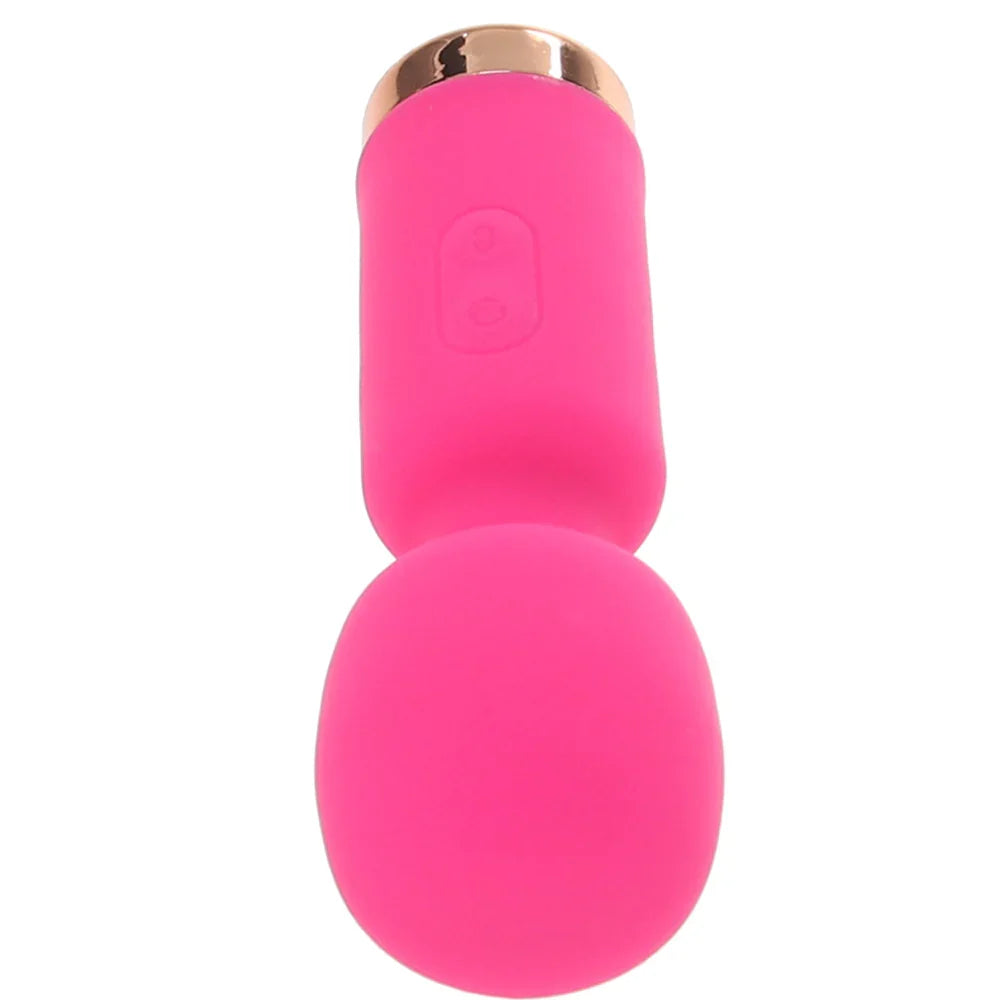 Pink Pussycat Pocket Wand Massager Mini Pink Silicone Vibrator > Sex Toys > Mini Massagers