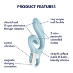 Satisfyer Love me - Blue > Vibrators > Ladies > Rabbit
