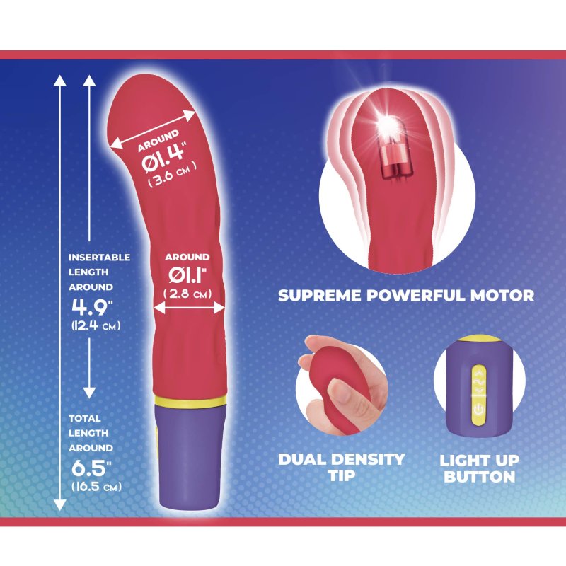 Bold Around 6.4-Inch Silicone Rechargeable Vibrator > Vibrators > Standard Vibrators