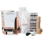 Naked Addiction 7 Rotating & Vibrating Dildo with Remote Control - Flesh