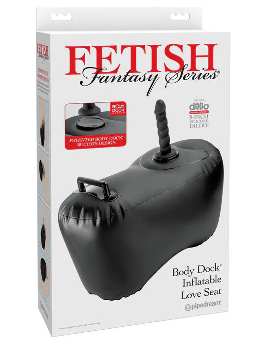 Fetish Fantasy Series Body Dock (Black) – Inflatable Love Seat > Sex Toys > Sex Positioners Main image
