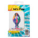 Cheeky Medium Swirl Tie Dye – Colorful Medium Butt Plug > Anal Range > Butt Plugs