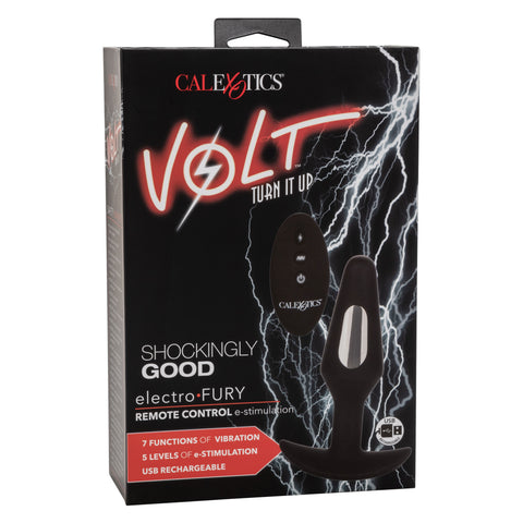 Volt Electro-Fury Remote Control Electro-Stimulation Probe Massager > Anal Range > Vibrating Butt Plugs