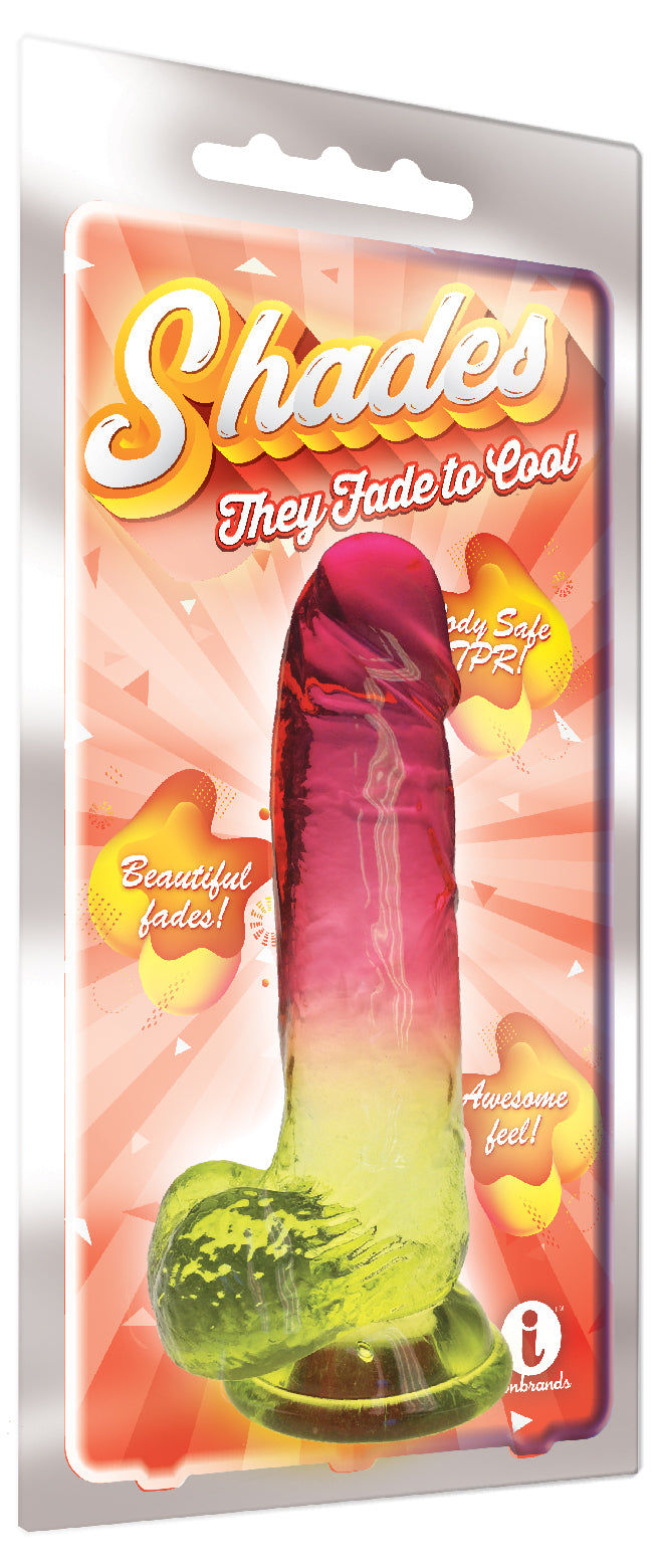 Shades 8 Inch Jelly TPR Dong 20.3 cm Body Safe > Dildos > Realistic Dildos