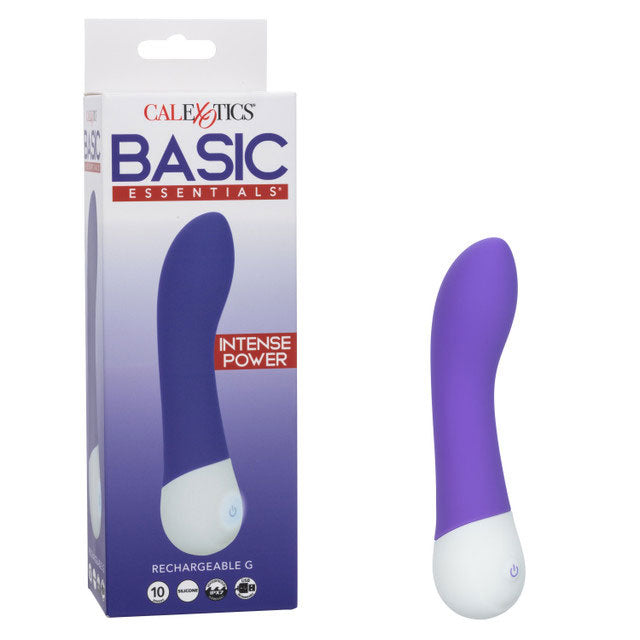 Basic Essentials G-Spot Vibrator in Purple Design Vibrators - G Spot
