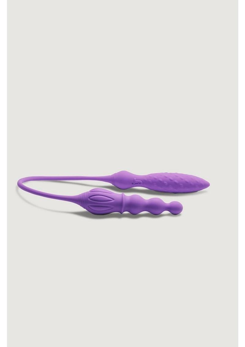 Adrien Lastic 2X + LRS (Purple) – Waterproof Double Ended Dildo with Remote Control and Vibration Modes > Dildos > Double Dildos