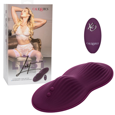CalExotics Lust Remote Control Dual Rider (Purple) – Waterproof Silicone Massager with Dual Motors > Sex Toys > Couples Toys