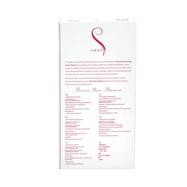 Swan Wand – Powerful Dual-Vibrating Wand > Sex Toys > Massage Wands