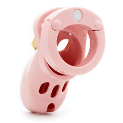 CB-3000 Chastity Cock Cage Kit - 3 Inch Length, Clear/Pink