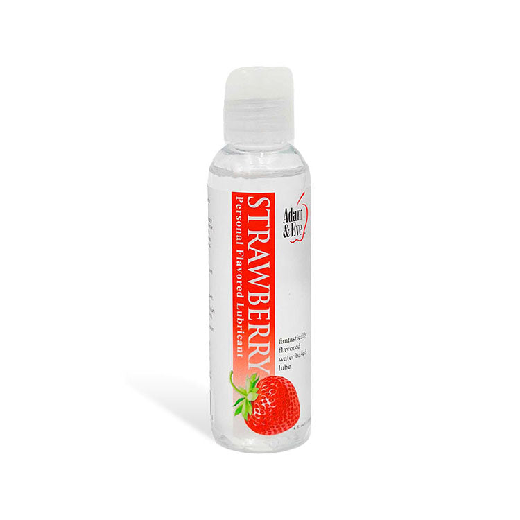 Adam & Eve Strawberry Flavored – Water-Based Lubricant 118 ml Bottle Default Title > Lube > Flavoured