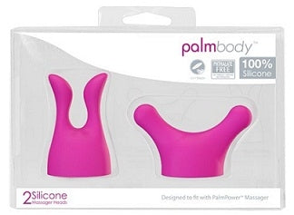 PalmBody Massager Heads - Attachment For Use With PalmPower Pink Electric Massager