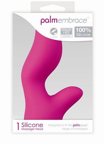 Palm Power Accessory Palm Embrace Head Attachment 100% Silicone Pink Default Title Electric Massager