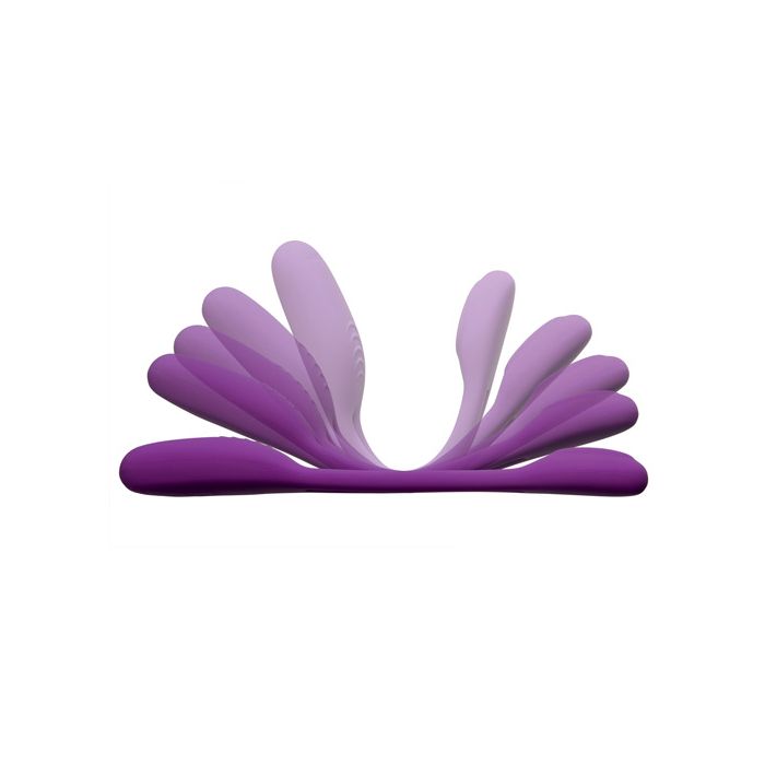 BeauMents Flexxio Purple Dual Motor Silicone Vibrator with Remote Control and Waterproof Design > Sex Toys > Couples Toys
