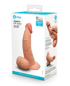 b-Vibe Slipskin Realistic Silicone Dildo 6.5 Inch Curved Mocha > Dildos > Realistic Dildos