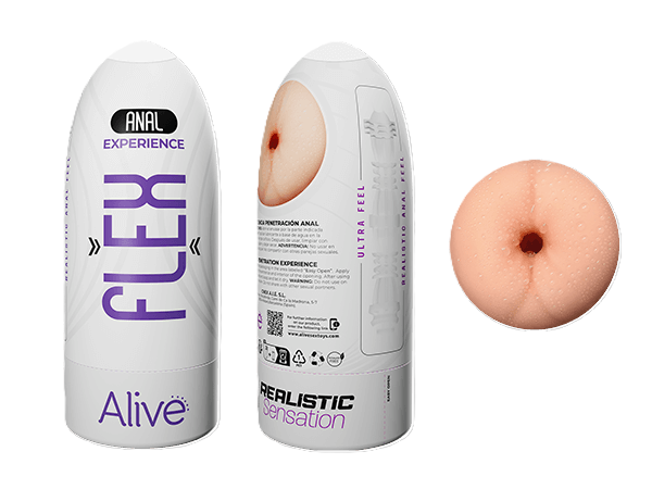 Alive Anal Flex Masturbator Size M for Enhanced Pleasure Default Title Strokers - Manual