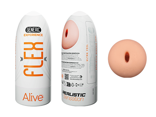 Alive Generic Flex Masturbator Size M Default Title Strokers - Manual