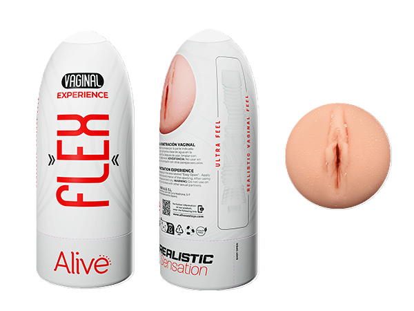 Alive Vaginal Flex (Size M) – Flexible Masturbator Toy > Sex Toys For Men > Masturbators > Manual