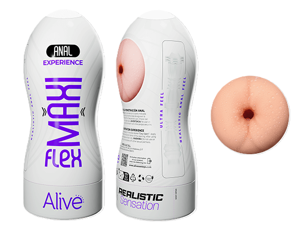 Alive Anal Maxi Flesh Masturbator Size L Default Title Strokers - Manual