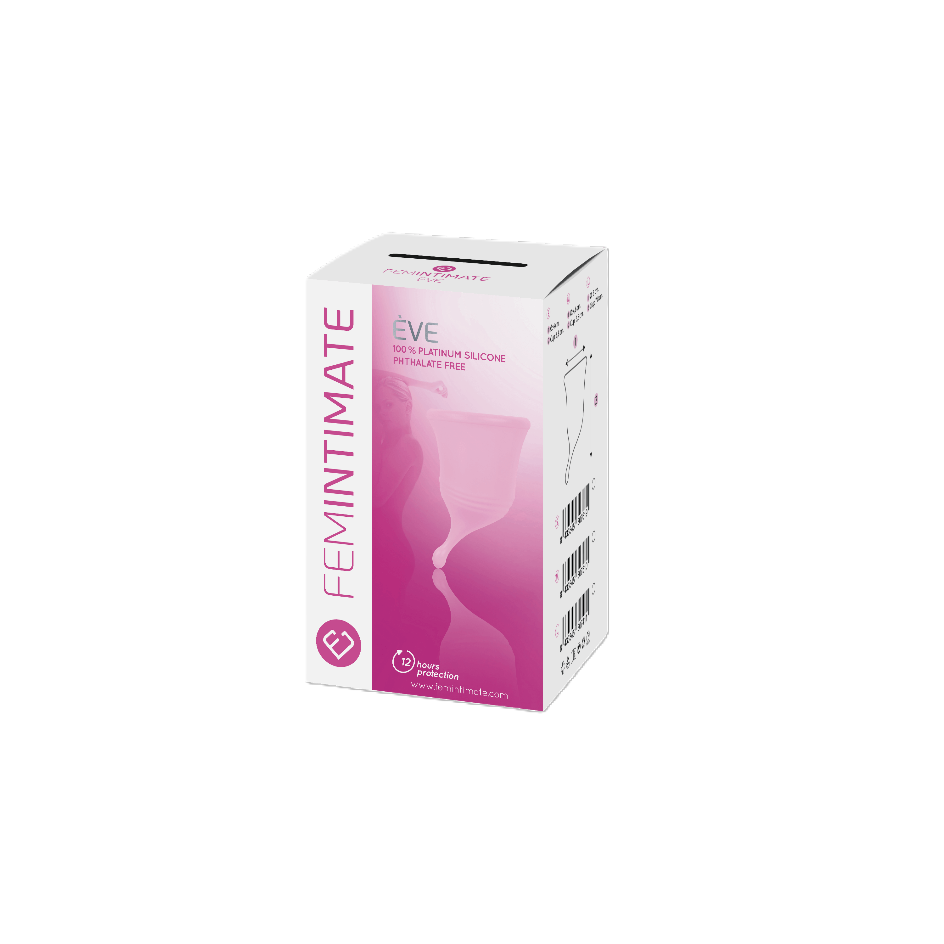 Femintimate Eve Cup S Menstrual Cup Rosa 4 cm Diameter 6.8 cm Height Medical Grade Silicone Default Title Feminine Care