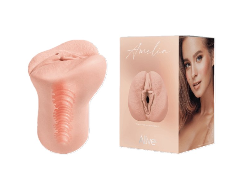 Alive Amelia Super Realistic Masturbator - Flesh Masturbator > Sex Toys For Men > Masturbators > Manual Main image