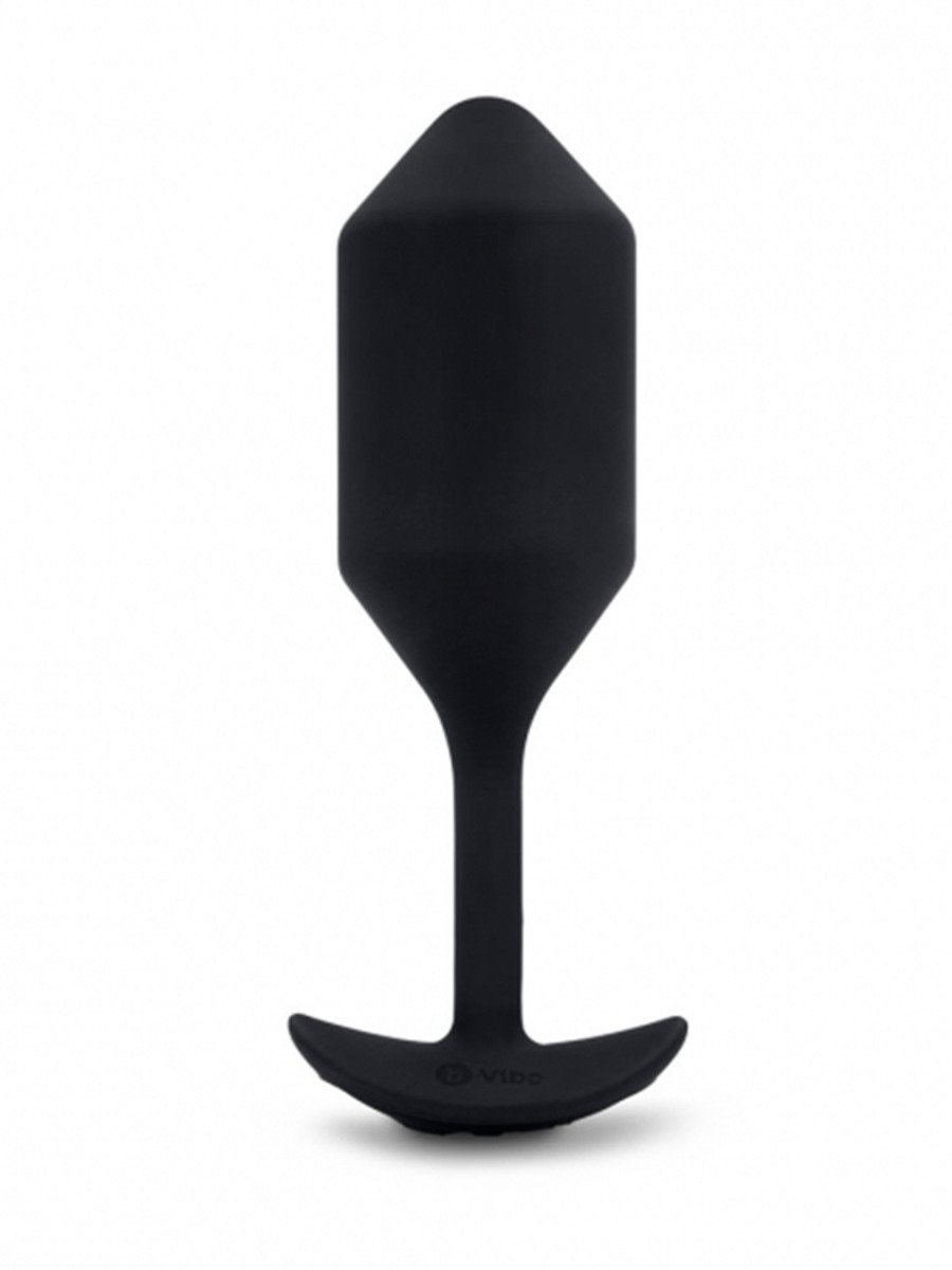 b-Vibe Vibrating Snug Plug XL Black Silicone Rechargeable > Anal Range > Vibrating Butt Plugs Main image