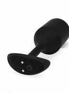 b-Vibe Vibrating Snug Plug XL Black Silicone Rechargeable > Anal Range > Vibrating Butt Plugs