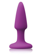 Colours Pleasures (Purple) – Mini Silicone Butt Plug 7cm Insertable Length > Anal Range > Butt Plugs