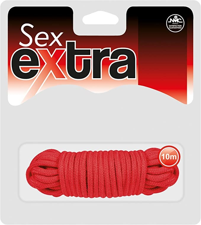 Sex Extra 10 Meter Red Cotton Rope Soft and Flexible Restraint Rope Default Title Rope